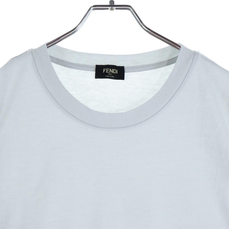 FENDI（フェンディ） 23SS FF柄 ズッカ切替オーバーサイズ半袖Tシャツ 