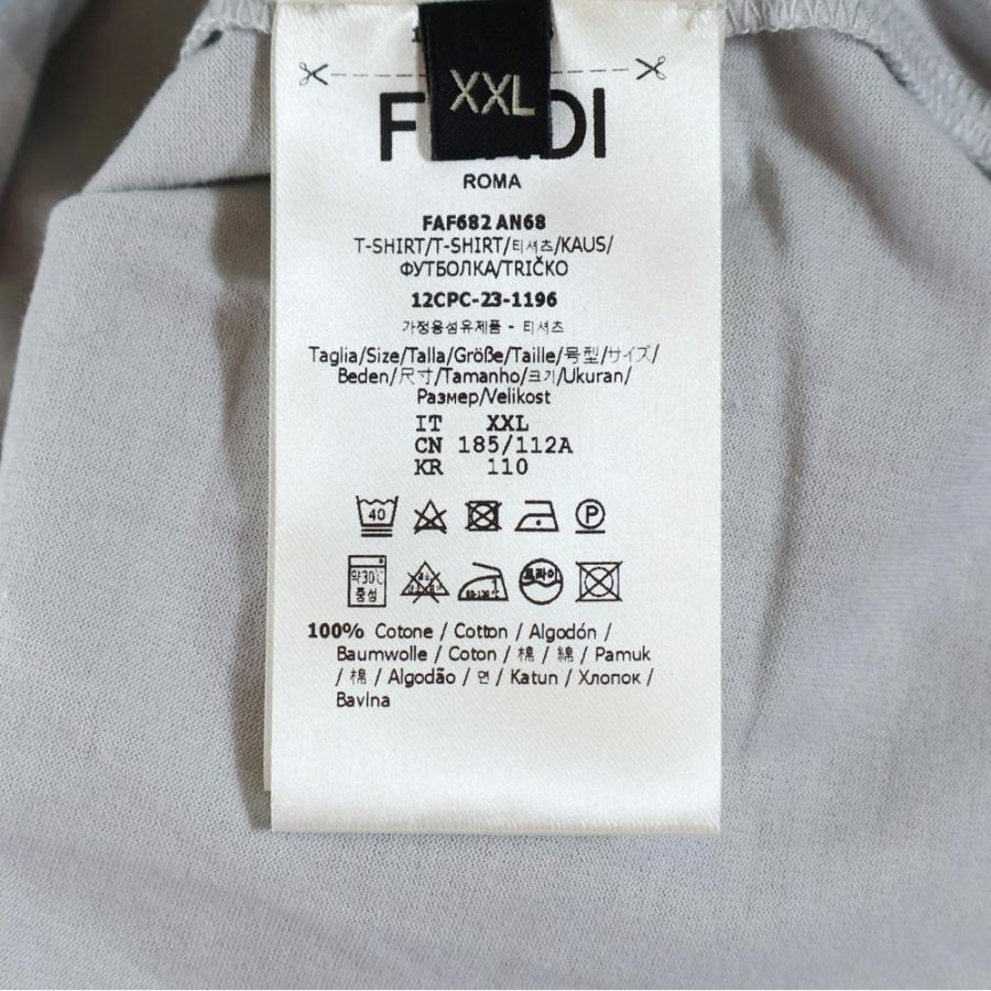 FENDI（フェンディ） 23SS FF柄 ズッカ切替オーバーサイズ半袖Tシャツ