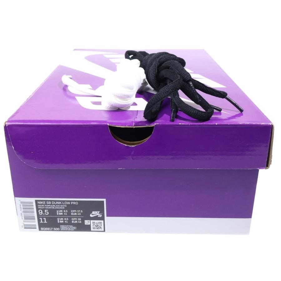 Nike SB NIKE ナイキエスビー DUNK LOW PRO COURT PURPLE BQ6817-500