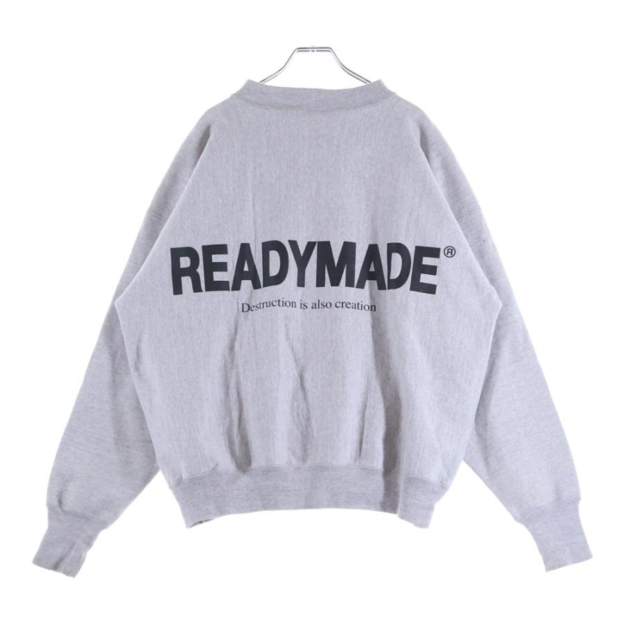 READYMADE smile スウェット READYMADE（レディメイド） M-NECK SWT SMILE RE-CO-GY-00-00-246
