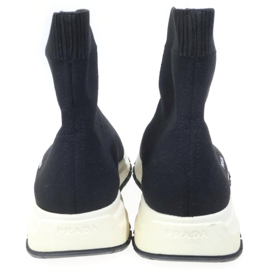 PRADA（プラダ） ロゴハイカットソックススニーカー 1T715L ブラック
