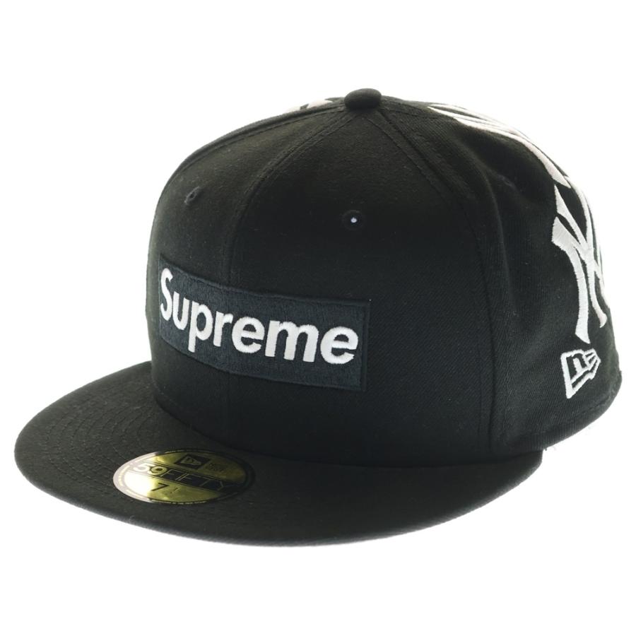 supreme シュプリーム　ボックスロゴ　キャップ　ブラック　黒 Supreme（シュプリーム） 21AW New York Yankees Box Logo