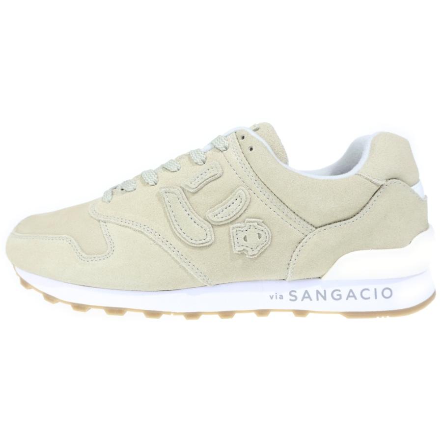 Sangacio サンガッチョ にゅ〜ず スウェード モスグレー ローカット 