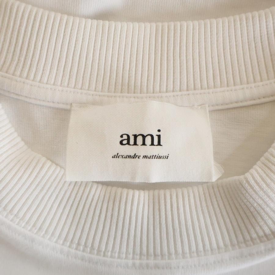 アミ アレクサンドル マテュッシ カットソー 長袖 E22UTS200.701 AMI Alexandre Mattiussi アミ AMI レディース 長袖Tシャツ UTS200 701