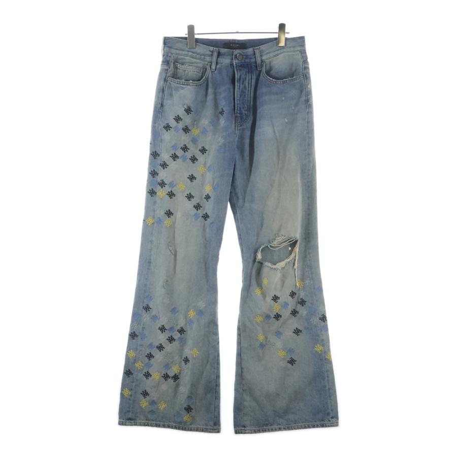 AMIRI（アミリ） 25SS MA QUAD EMBROIDERED FLARE / IND ロゴ刺繍