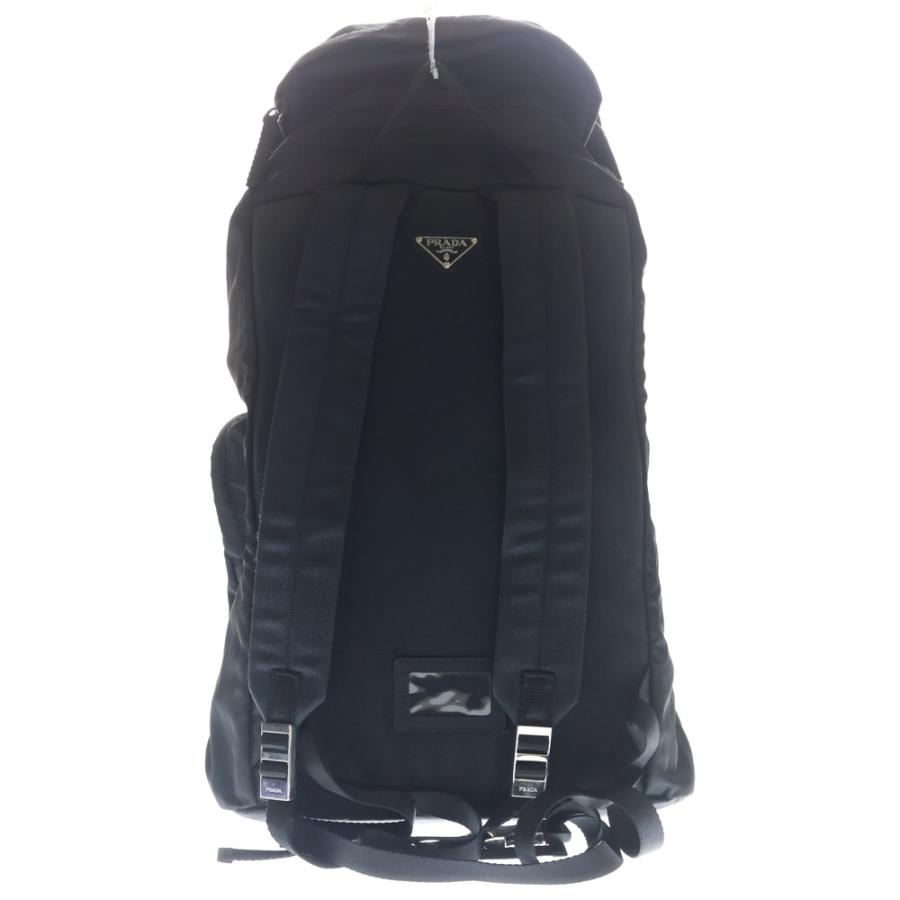 PRADA プラダ 2VZ065 リュック バックパック トライアングルロゴ 黒 PRADA（プラダ） トライアングルロゴ ファブリック バックパック