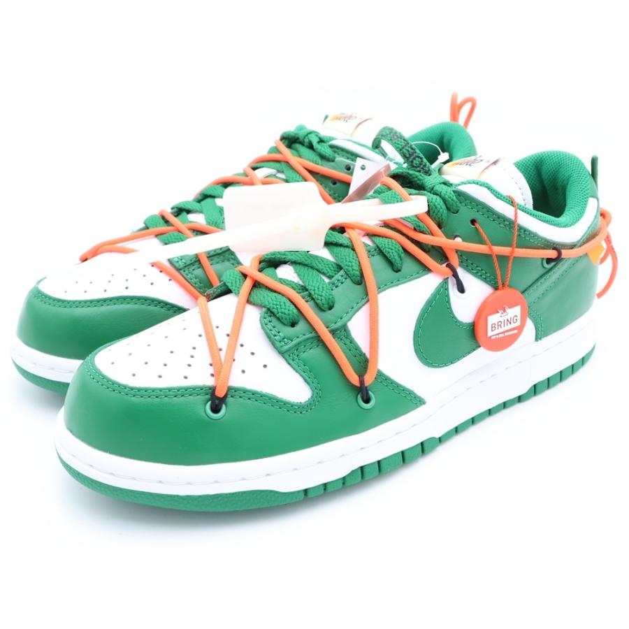 NIKE ナイキ ×OFF-WHITE DUNK LOW CT0856‐100 オフホワイト ダンク ローカットスニーカー US9/27cm グリーン/ホワイト NIKE（ナイキ） ×OFF-WHITE DUNK LOW CT0856-100 オフホワイト ダンク