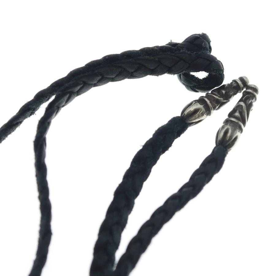 CHROME HEARTS（クロムハーツ） LEATHER BRAID SCROLL ネックレス