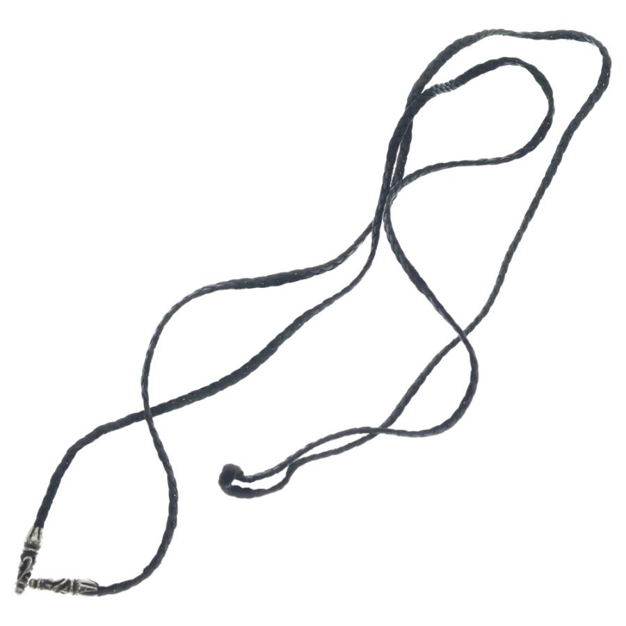 CHROME HEARTS（クロムハーツ） LEATHER BRAID SCROLL ネックレス