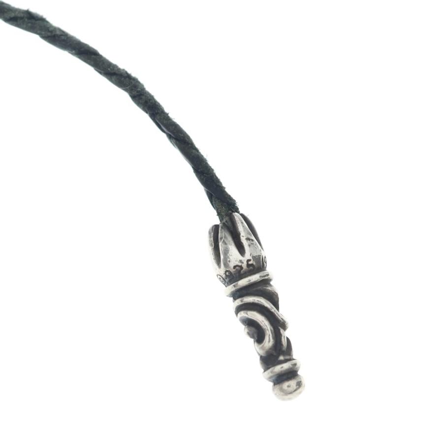 CHROME HEARTS（クロムハーツ） LEATHER BRAID SCROLL ネックレス