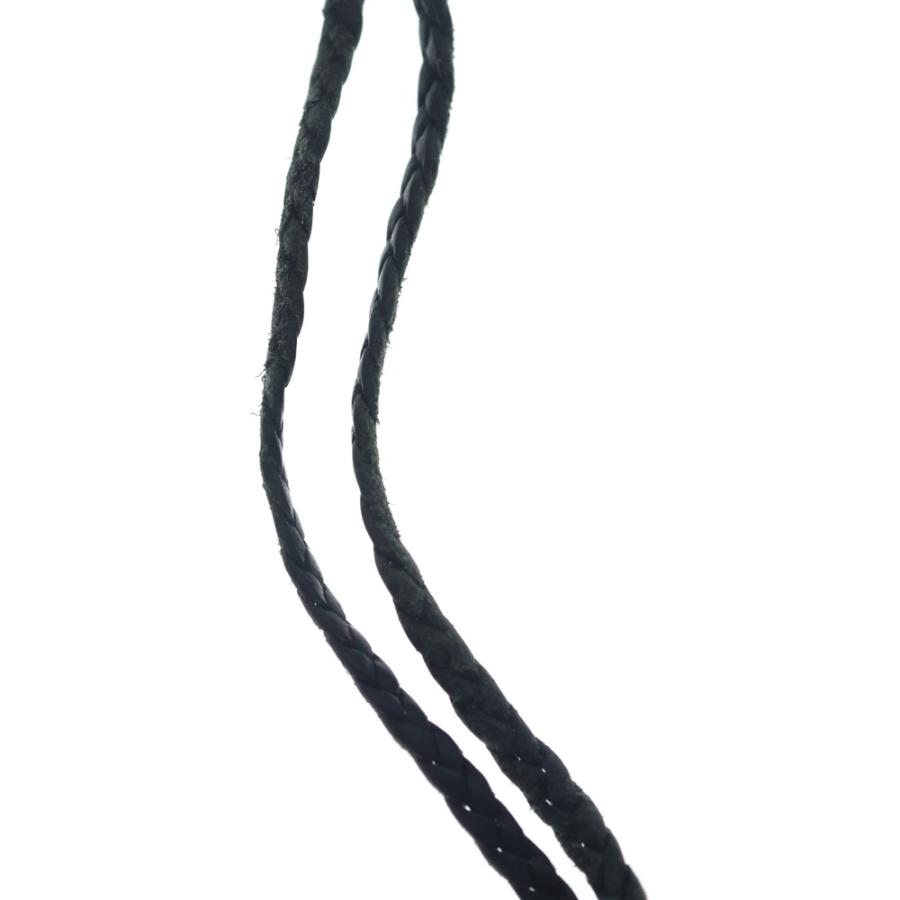 CHROME HEARTS（クロムハーツ） LEATHER BRAID SCROLL ネックレス