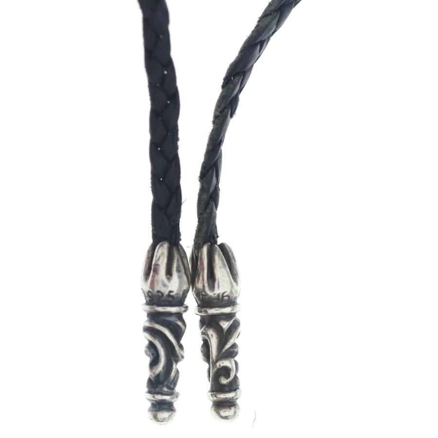 CHROME HEARTS（クロムハーツ） LEATHER BRAID SCROLL ネックレス