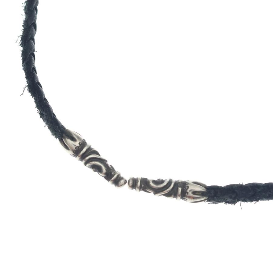 CHROME HEARTS（クロムハーツ） LEATHER BRAID SCROLL ネックレス