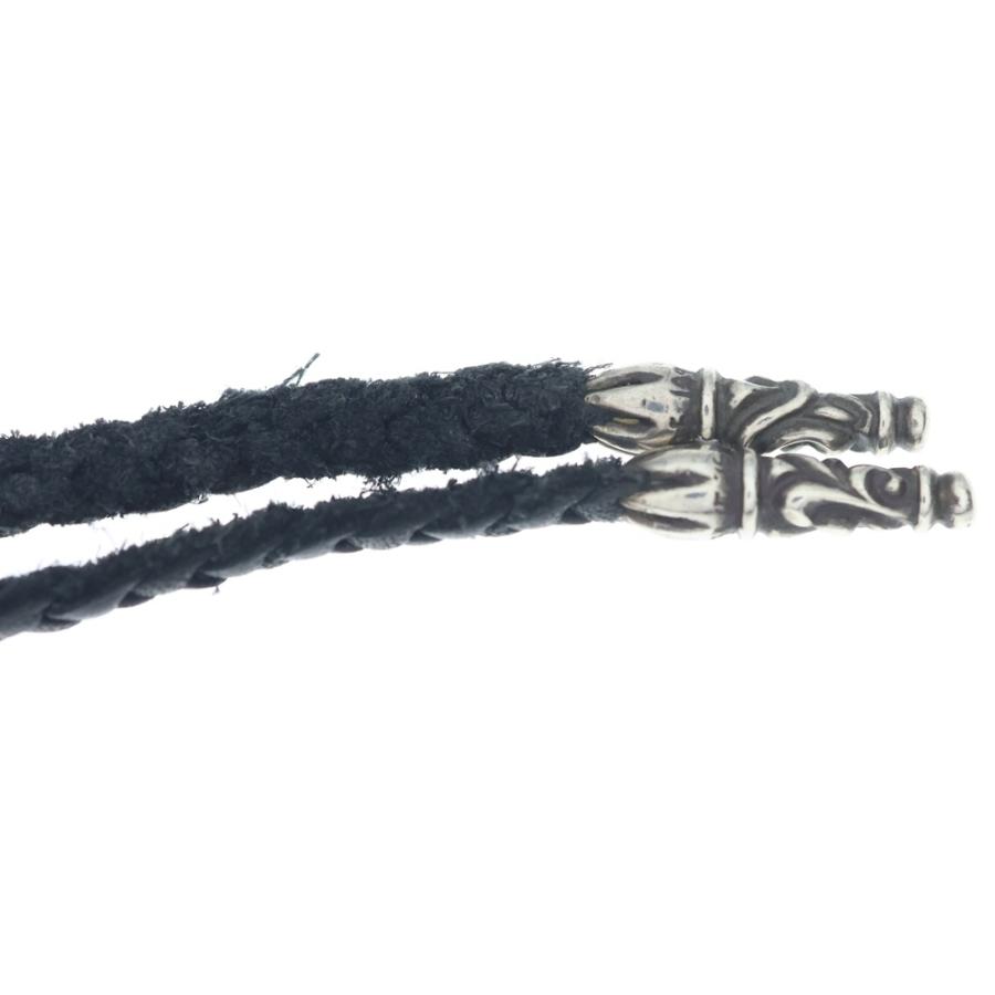 CHROME HEARTS（クロムハーツ） LEATHER BRAID SCROLL ネックレス