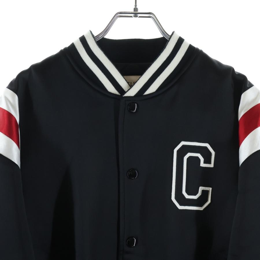 CELINE ジャケット CELINE（セリーヌ） Blouson Jacket Cパッチサテンスタジアム