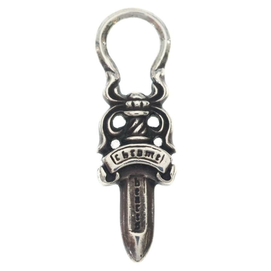 クロムハーツ 5 ダガー ジップ チャーム シルバー ネックレス 925 正規品 CHROME HEARTS（クロムハーツ） #5 DAGGER ZIP1 ダガージップ シルバー