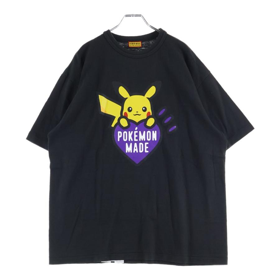 新品 未使用ヒューマンメイド ポケモン Human made 半袖 札幌 S 黒 HUMAN MADE（ヒューマンメード） ヒューマンメイド ×POKEMON ポケモン