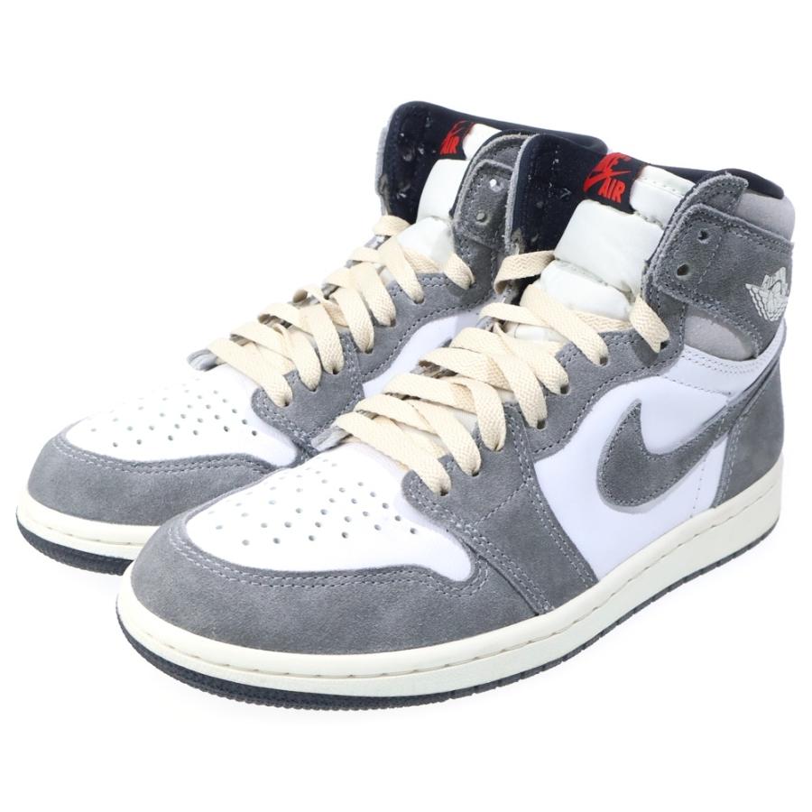 NIKE（ナイキ） AIR JORDAN 1 RETRO HIGH OG BLACK AND SMOKE GREY