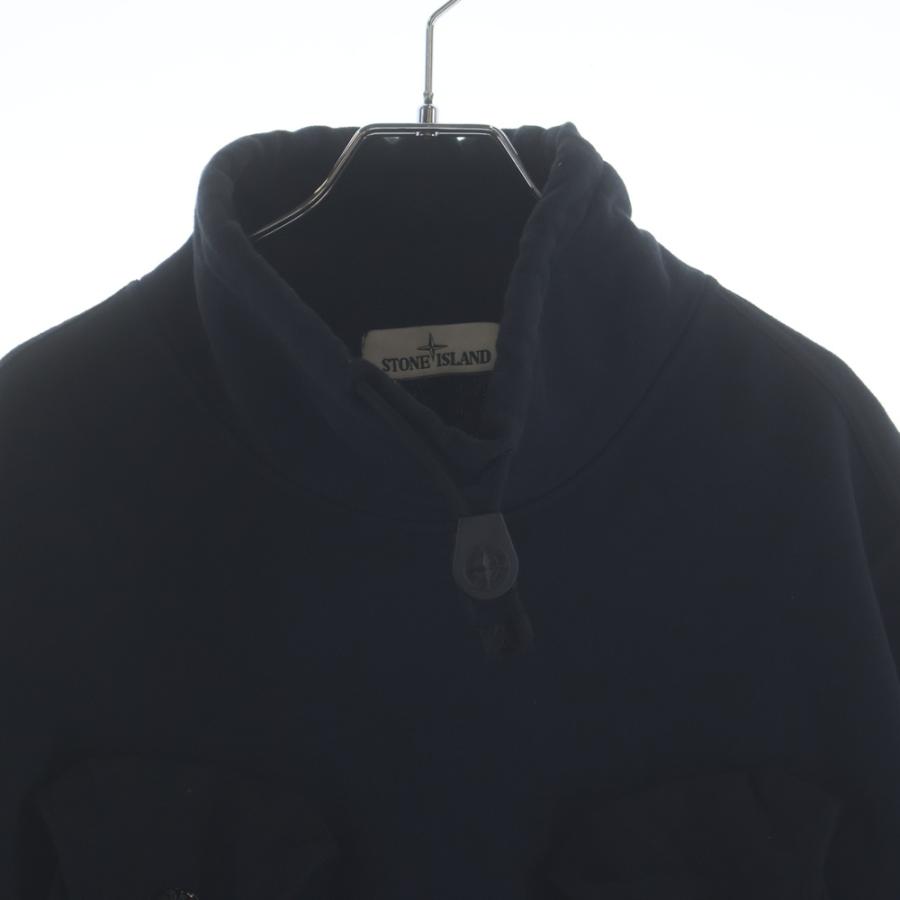 STONE ISLAND ストーンアイランド MULTI POCKET MOCK NECK SWEAT 751560519 マルチポケット モックネックスウェットトレーナー ブラック