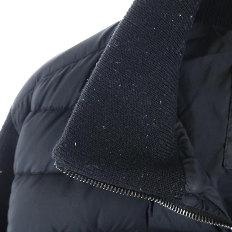 TATRAS タトラス HENDER ナイロンウールコンビジップアップダウンジャケット ブラック MTAT24A4927-Dの画像