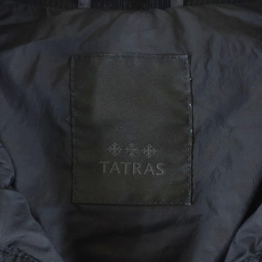 TATRAS タトラス HENDER ナイロンウールコンビジップアップダウンジャケット ブラック MTAT24A4927-Dの画像