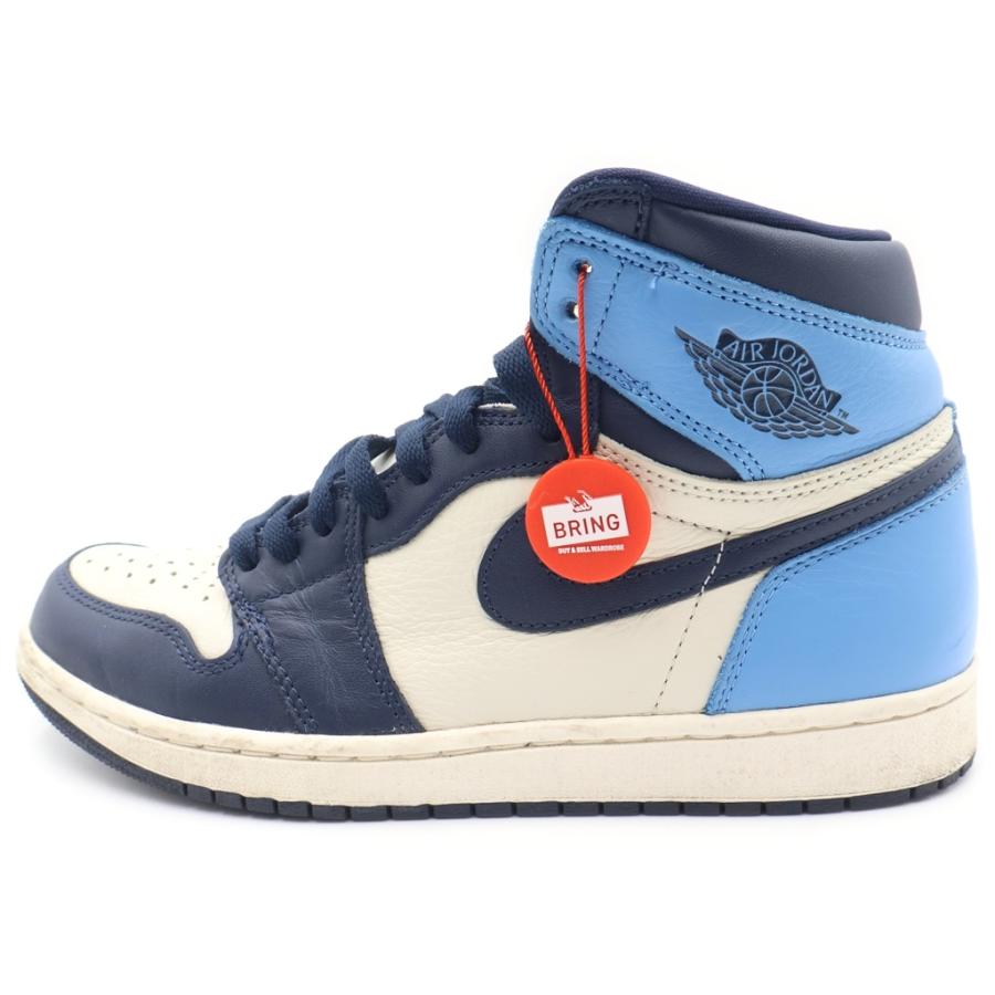 NIKE（ナイキ） AIR JORDAN 1 RETRO HIGH OG OBSIDIAN UNIVERSITY BLUE