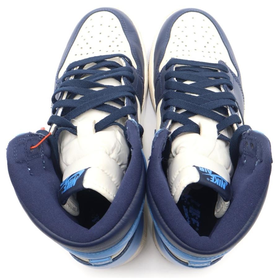 NIKE（ナイキ） AIR JORDAN 1 RETRO HIGH OG OBSIDIAN UNIVERSITY BLUE