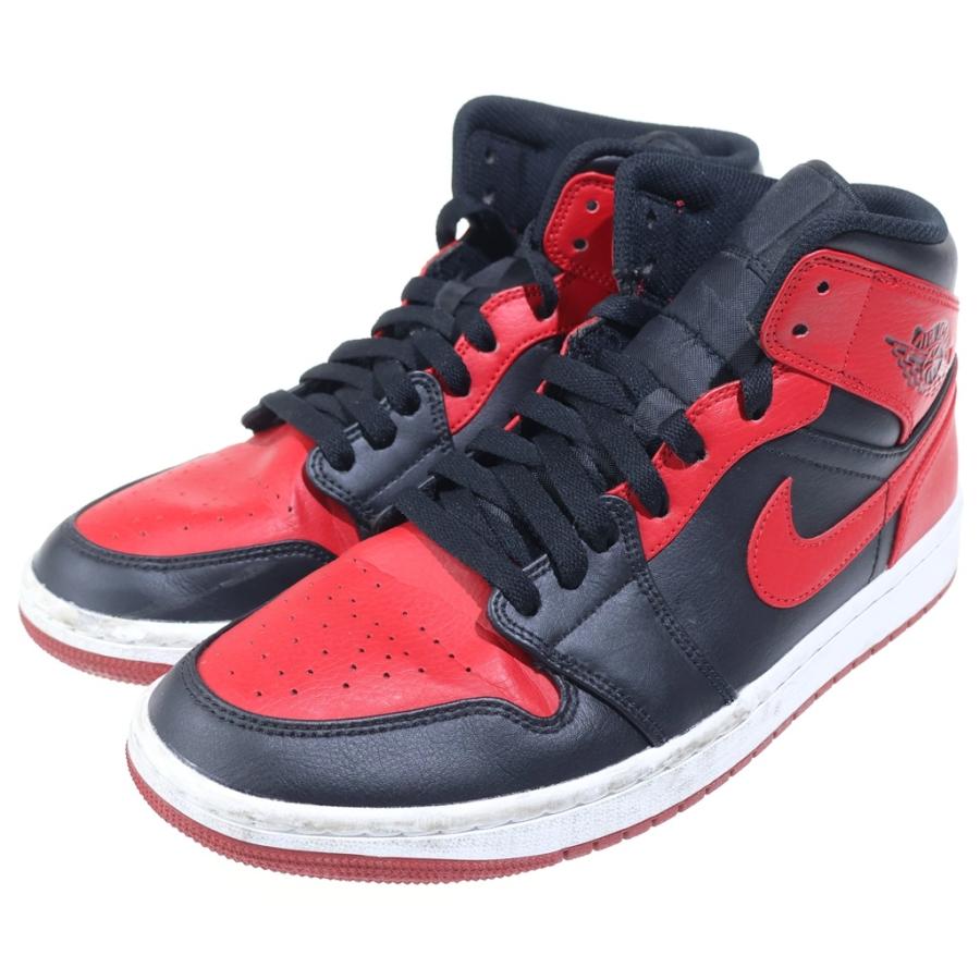 NIKE（ナイキ） AIR JORDAN 1 MID BRED 554724-074 エアージョーダン1