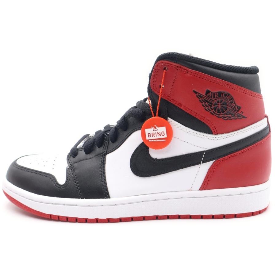 NIKE ナイキ 【観賞用 2013年製】 AIR JORDAN1 RETRO HIGH OG 555088-184 エアジョーダン1 ハイカットスニーカー つま黒 US10/28.0cm ブラック/レッド/ホワイト NIKE（ナイキ） 【観賞用 2013年製】 AIR JORDAN1 RETRO HIGH OG
