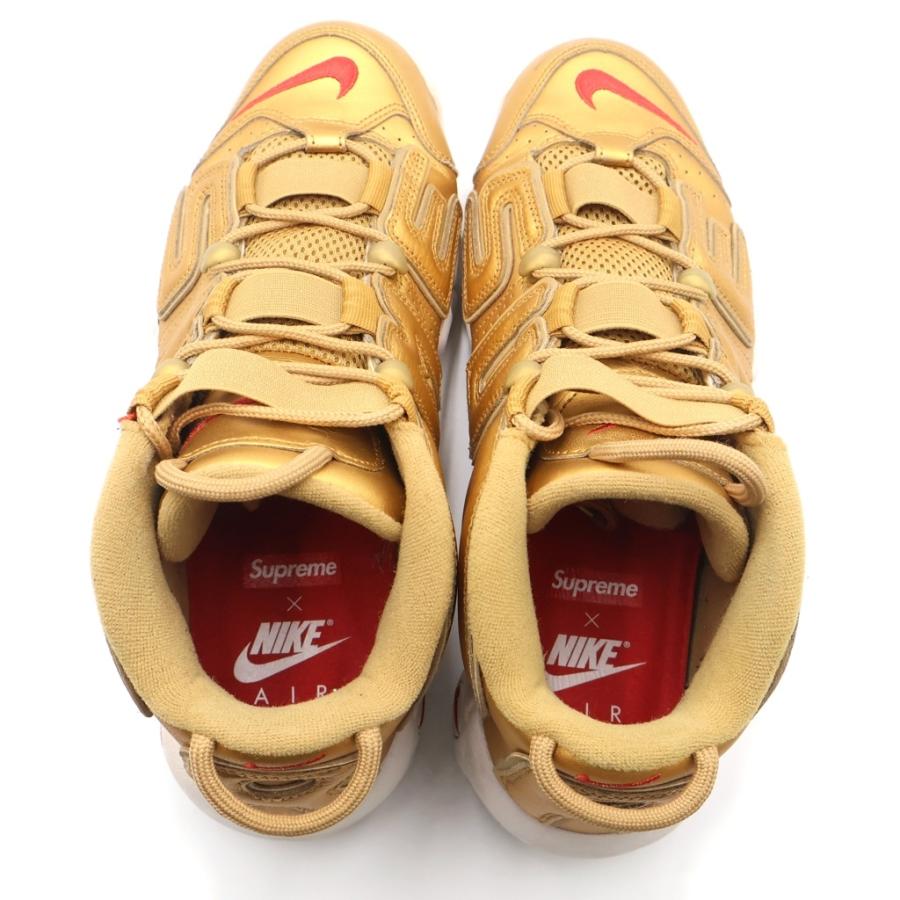 エアモアアップテンポ supremeコラボ ゴールド Supreme（シュプリーム） Air More Uptempo Metallic Gold 902290-700