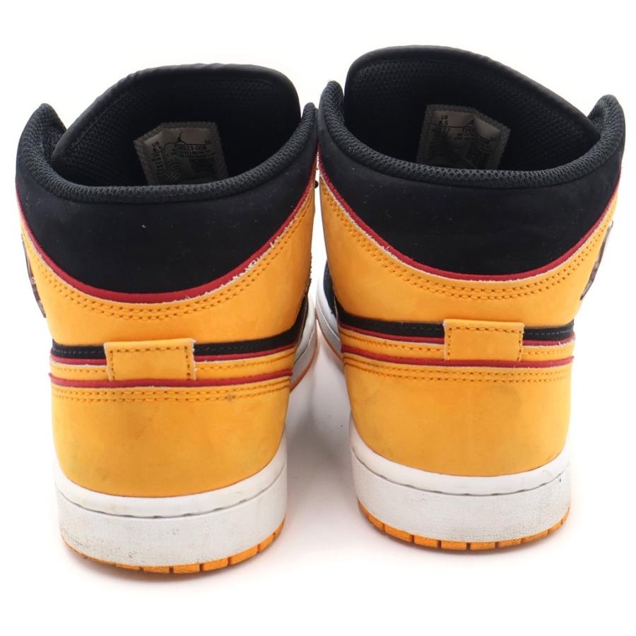 NIKE ナイキ AIR JORDAN 1 MID SE VIVID ORANGE エアジョーダン1 ミッド SE ハイカットスニーカー FJ4923-008 ブラック/オレンジ US8.5/26.5cm NIKE（ナイキ） AIR JORDAN 1 MID SE VIVID ORANGE エアジョーダン1