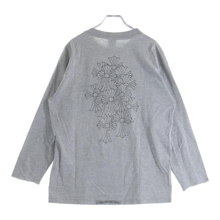 Chrome Hearts グレー長袖シャツ　クロムハーツ CHROME HEARTS（クロムハーツ） OLD HORSESHOE L/S T-SHIRT オールド