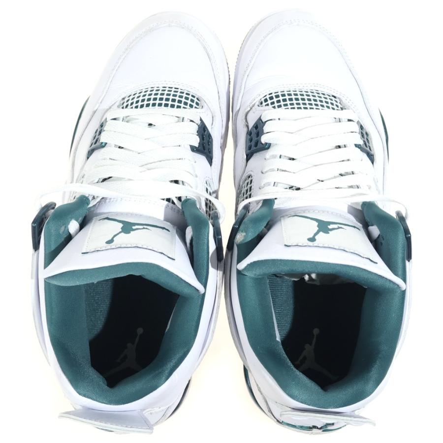 NIKE ナイキ AIR JORDAN 4 RETRO OXIDIZED GREEN FQ8138-103 エアジョーダン4 レトロ オキシダイズドグリーン ハイカットスニーカー US9/27.0cm ホワイト/グリーン NIKE（ナイキ） AIR JORDAN 4 RETRO OXIDIZED GREEN FQ8138-103 エア