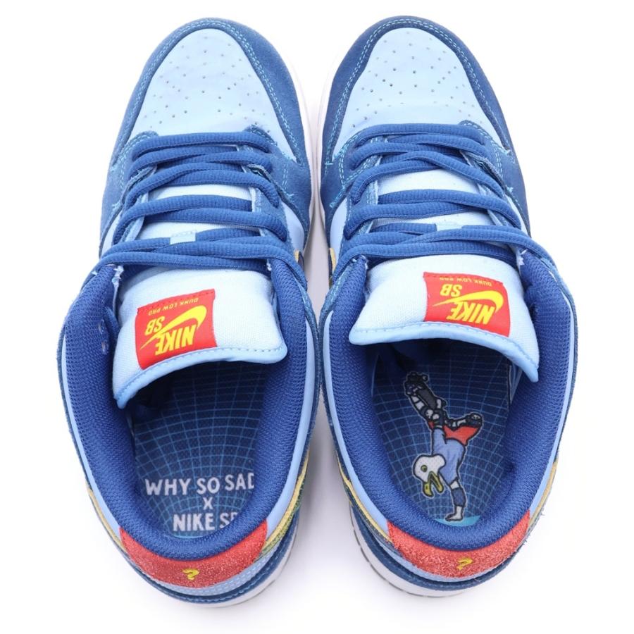 NIKE SB ナイキエスビー ×Why So Sad DUNK LOW COASTAL BLUE DX5549-400 ダンク ワイ ソー サッド ローカットスニーカー US8.5/26.5cm ブルー Nike SB ナイキエスビー ×Why So Sad DUNK LOW COASTAL BLUE DX5549