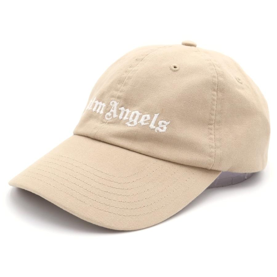 Palm Angels パームエンジェルス ロゴ刺繍 コットン キャップ PMLB003C99FAB001 ベージュ Palm Angels（パームエンジェルス） ロゴ刺繍 コットン キャップ