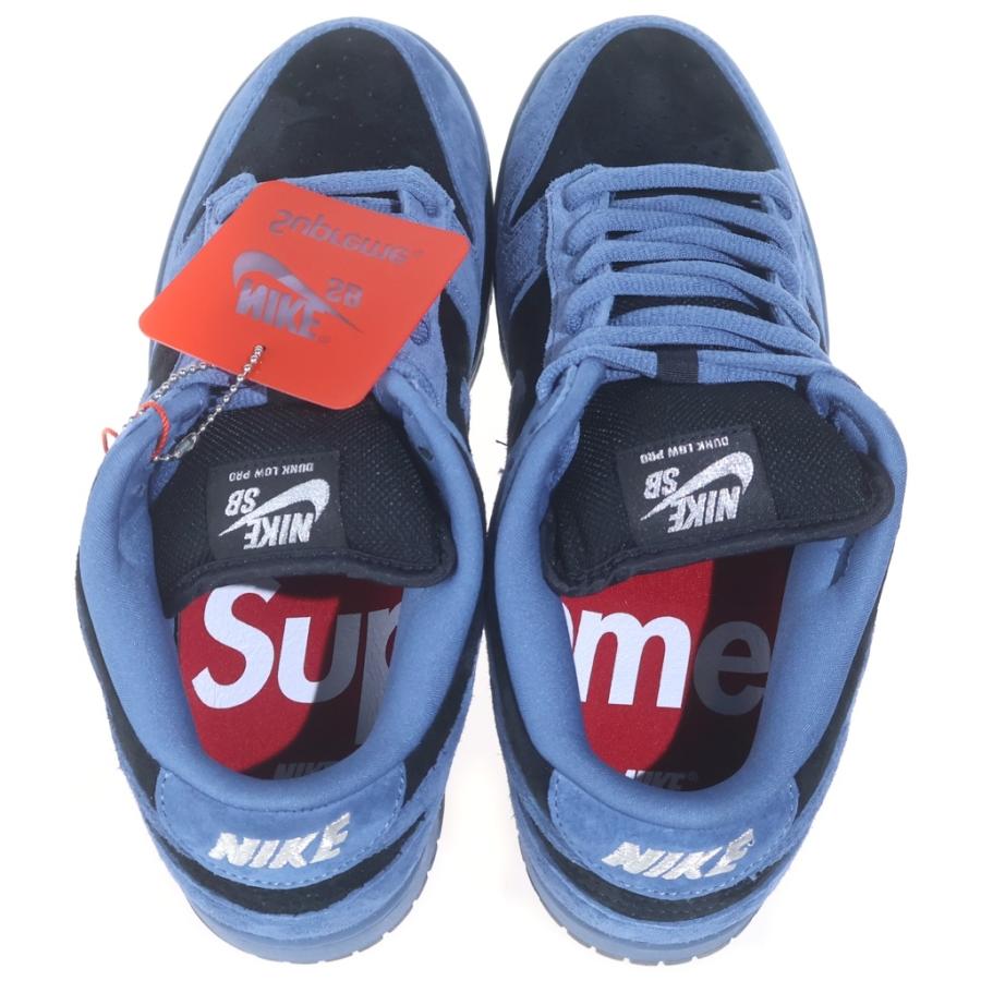 Nike SB ナイキエスビー ×SUPREME DUNK LOW OCEAN FOG HQ8487-400 ダン