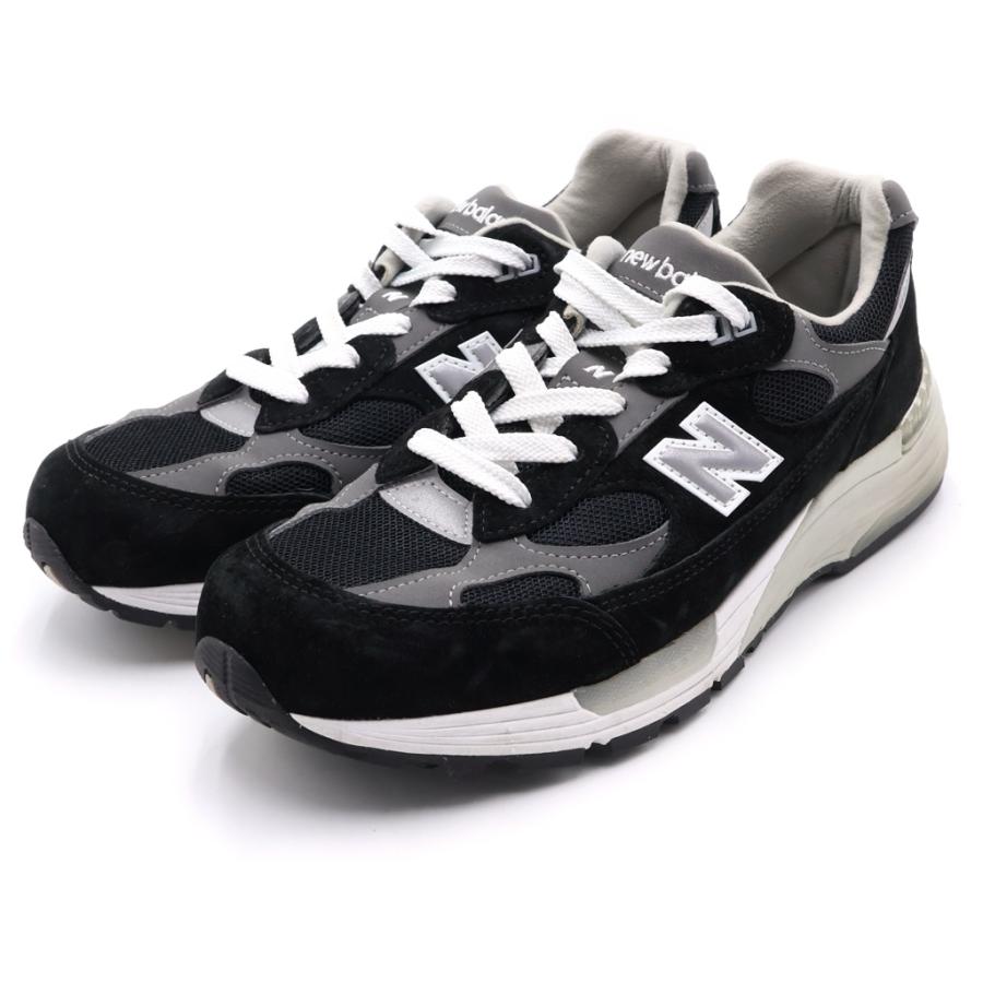 New Balance ニューバランス U992BK SUEDE MESH LOW CUT SNEAKER U992BK スエード メッシュ ローカットスニーカー US8.5/26.5cm ブラック/グレー New Balance（ニューバランス） U992BK SUEDE MESH LOW CUT SNEAKER