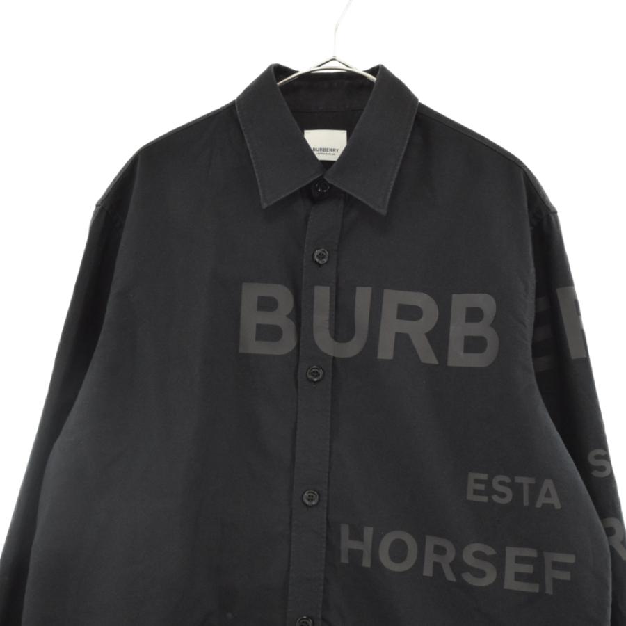 バーバリー 20SS ティッシ期 ホースフェリーロゴプリント ロング  