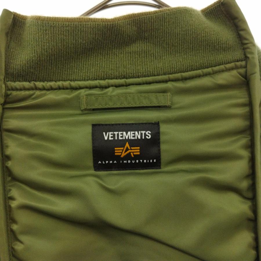 VETEMENTS ヴェトモン 18SS ×アルファ リバーシブルボンバー VETEMENTS ヴェトモン 18SS ×アルファ リバーシブルボンバー
