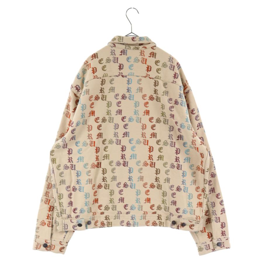 SUPREME シュプリーム 22SS Gradient Jacquard Denim Work Jacket Tan 