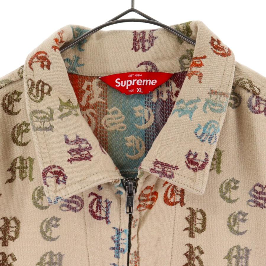 SUPREME シュプリーム 22SS Gradient Jacquard Denim Work Jacket Tan 