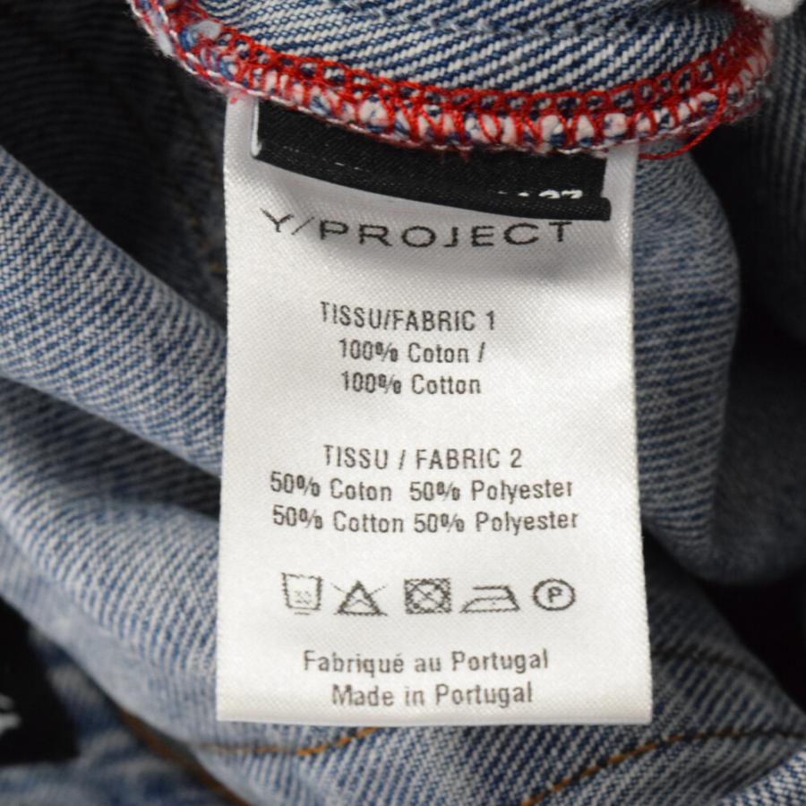 Y/PROJECT ワイプロジェクト 22SS COWBOY CUFF JEANS カウボーイ Y/PROJECT ワイプロジェクト 22SS COWBOY CUFF JEANS カウボーイ