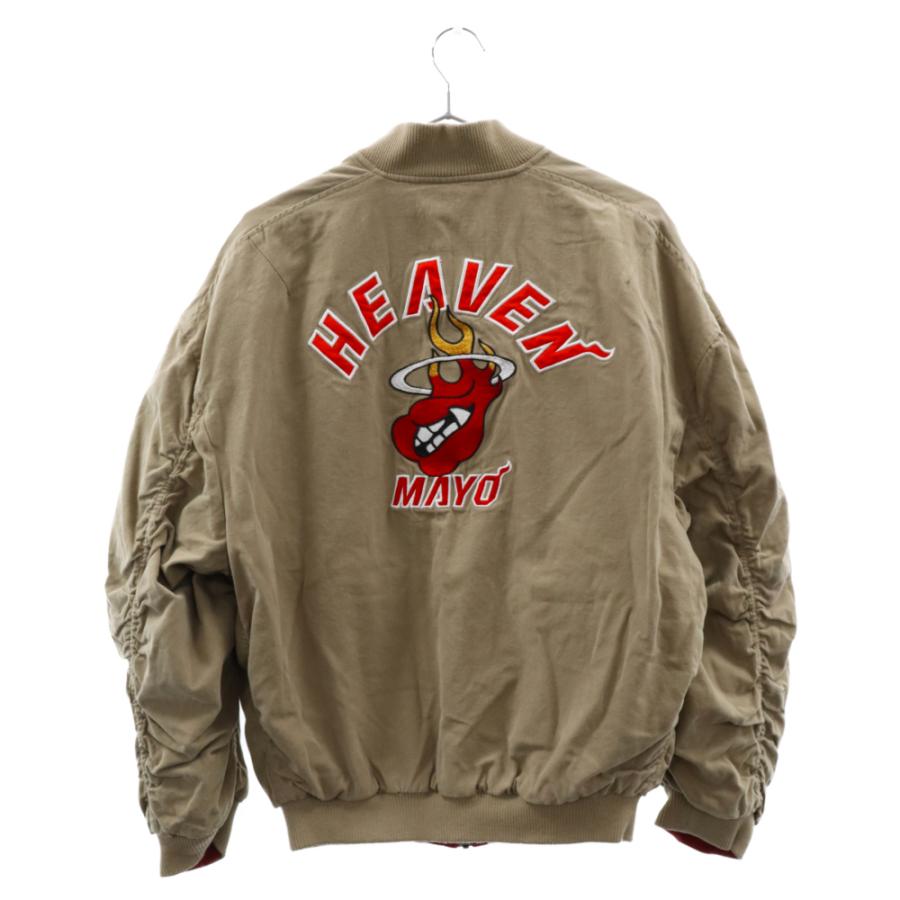 MAYO メイヨー リバーシブル ロゴ刺繍スタジアムジャケットブルゾン  