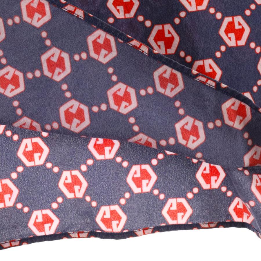 GUCCI（グッチ） 21SS GG総柄 ヘキサゴン シルククレープ ボウリング