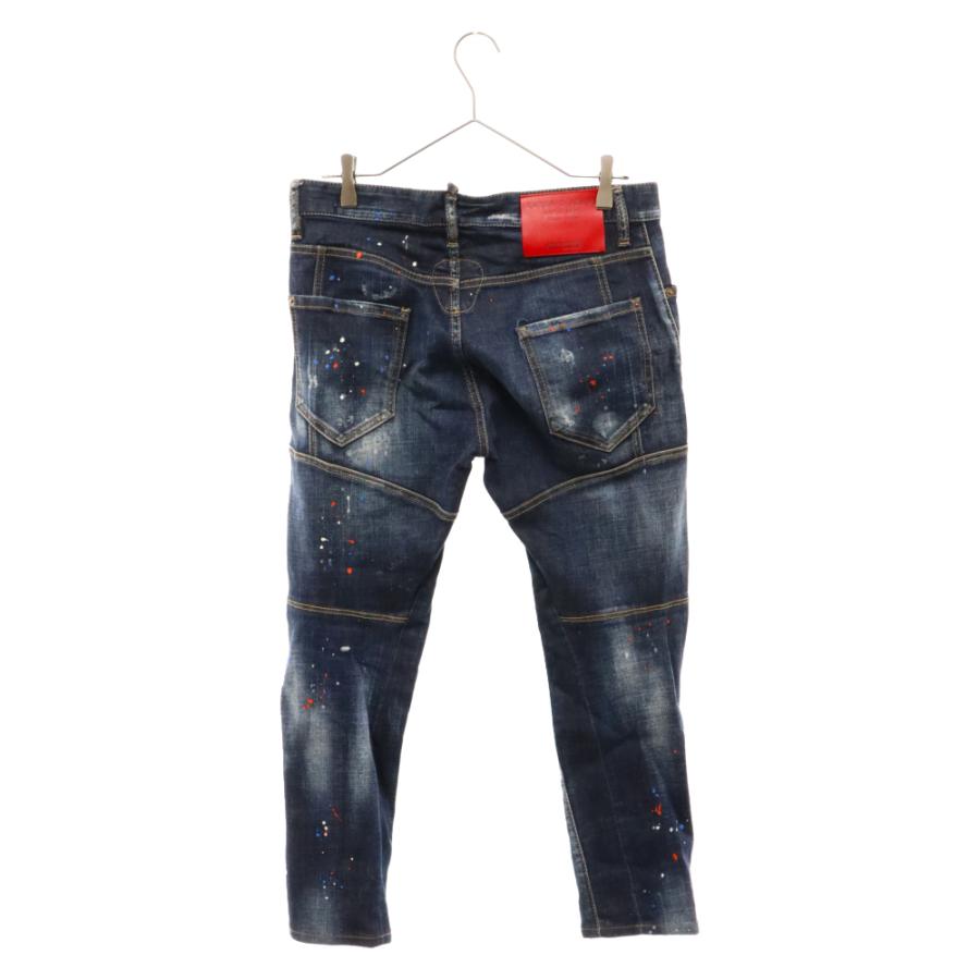 DSQUARED2 ディースクエアード 22SS SKATER JEAN ペイント DSQUARED2 ディースクエアード 22SS SKATER JEAN ペイント