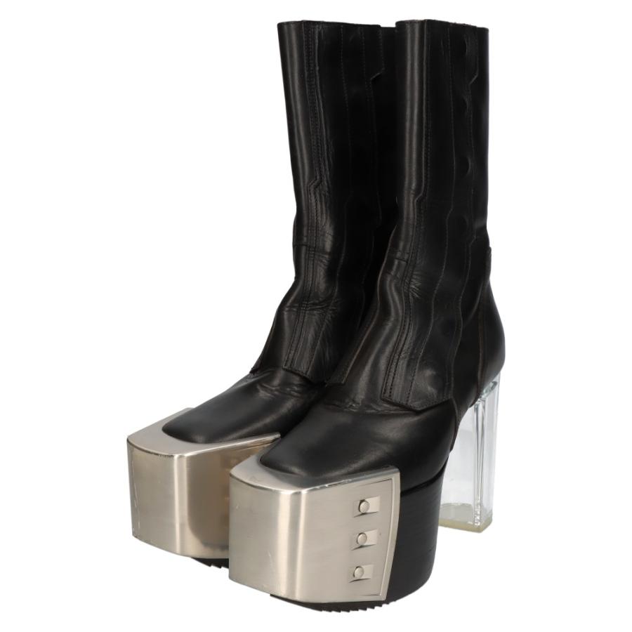 Rick Owens リックオウエンス BEVELED PLATFORM BOOTS グリルド Rick Owens リックオウエンス BEVELED PLATFORM BOOTS グリルド