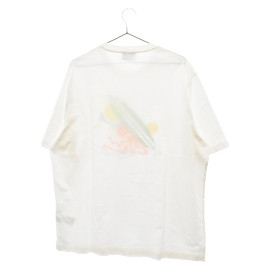 HERMES エルメス Poulp Watch プリント クルーネック半袖Tシャツ 