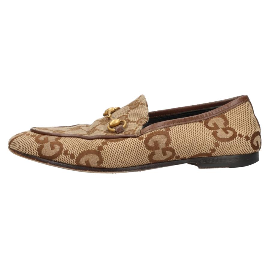 GUCCI グッチ ヨルダーン GGキャンバス ホースビット ローファー 
