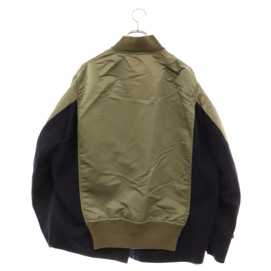 sacai Sacai サカイ 21AW Wool Surge Nylon Twill Blouson sacai Sacai サカイ 21AW Wool Surge Nylon Twill Blouson