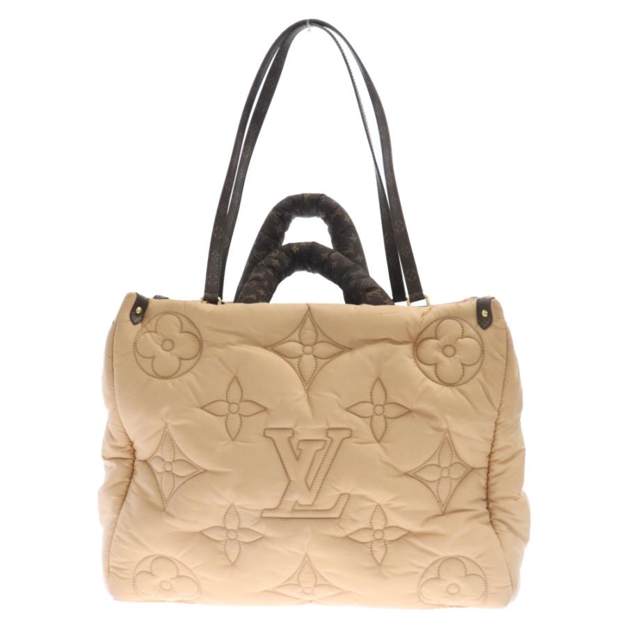 LOUIS VUITTON ルイヴィトン オンザゴーGM LVピロー 2WAY トートバッグ 